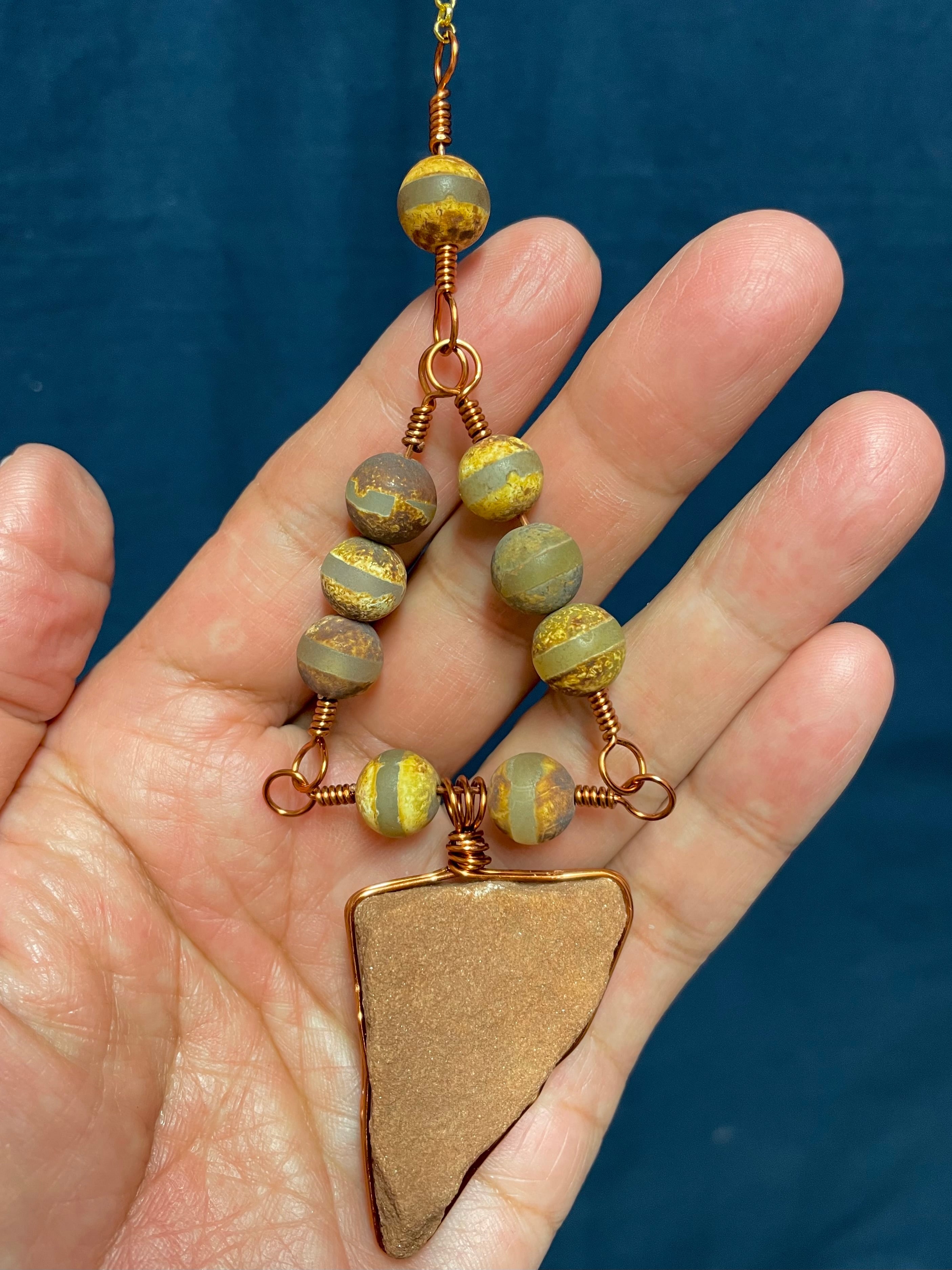 10) セドナ・ボルテックス「トライアングル・アートペンデュラム」ハンドメイド