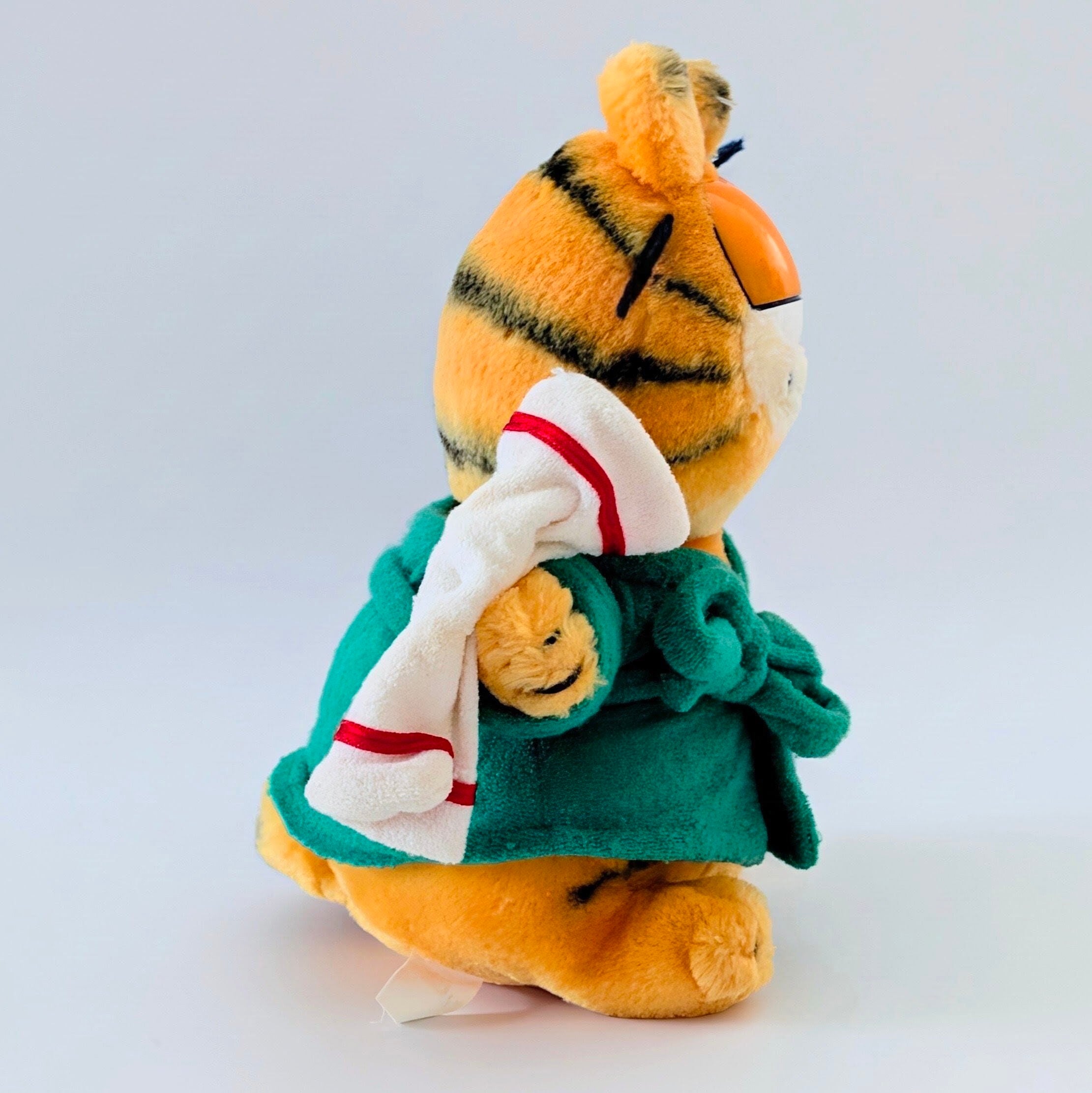 ☆ VINTAGE 1980年代初期 ☆【 Garfield ( ガーフィールド ) 】『 Zzz... オヤスミ歯磨きガーフィールド 』ぬいぐるみ プラッシュ plush 1980年代年製 〚アメリカン雑貨 アメトイ〛