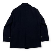 美品 VAN JAC ヴァンヂャケット ロゴワッペン メルトンウール Pコート ピーコート サイズ M /ネイビー/メンズ/マリンボタン