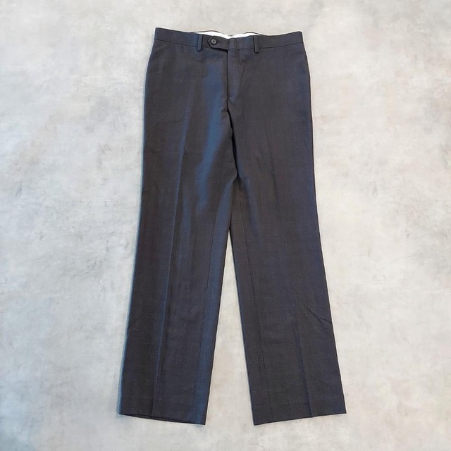 ラルフローレン W32 スラックス ボトム ポロチノ 古着 グレー 17887