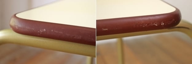 レトロ 幼稚園 センターテーブル ローテーブル 机 展示台 ディスプレイ