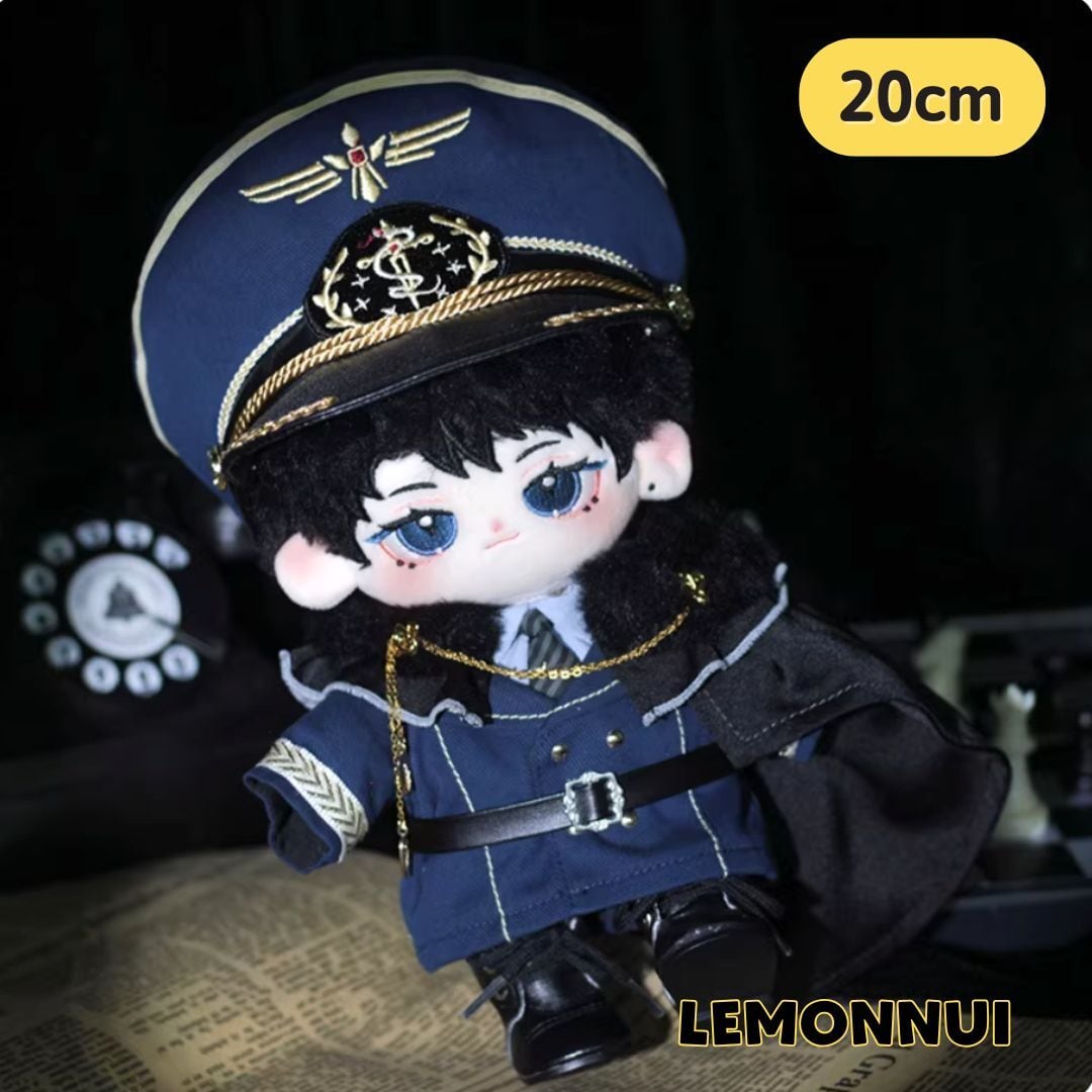20cm ぬいぐるみ服 着せ替え 帽子 軍服 かっこいい ぬい活 推し活 推し