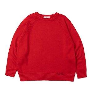 APD HEM LOGO KNIT / RED
