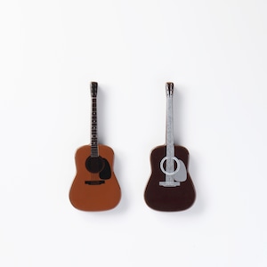 【ミニチュアコレクション】アコースティックギターモデル (brown)