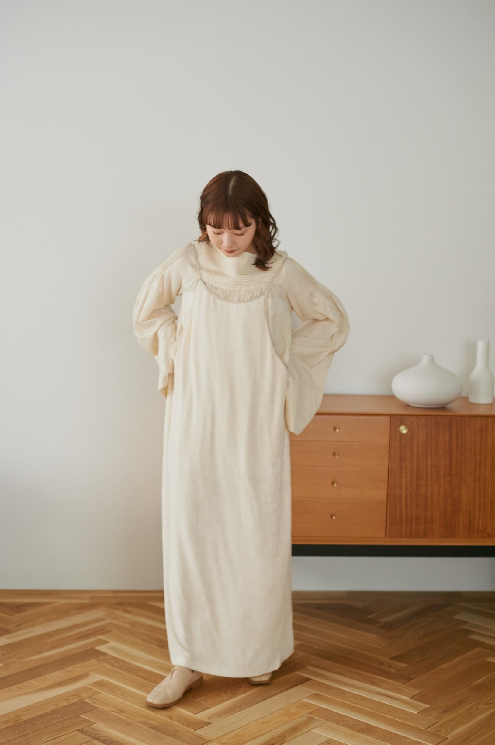 パイルキャミワンピース | um