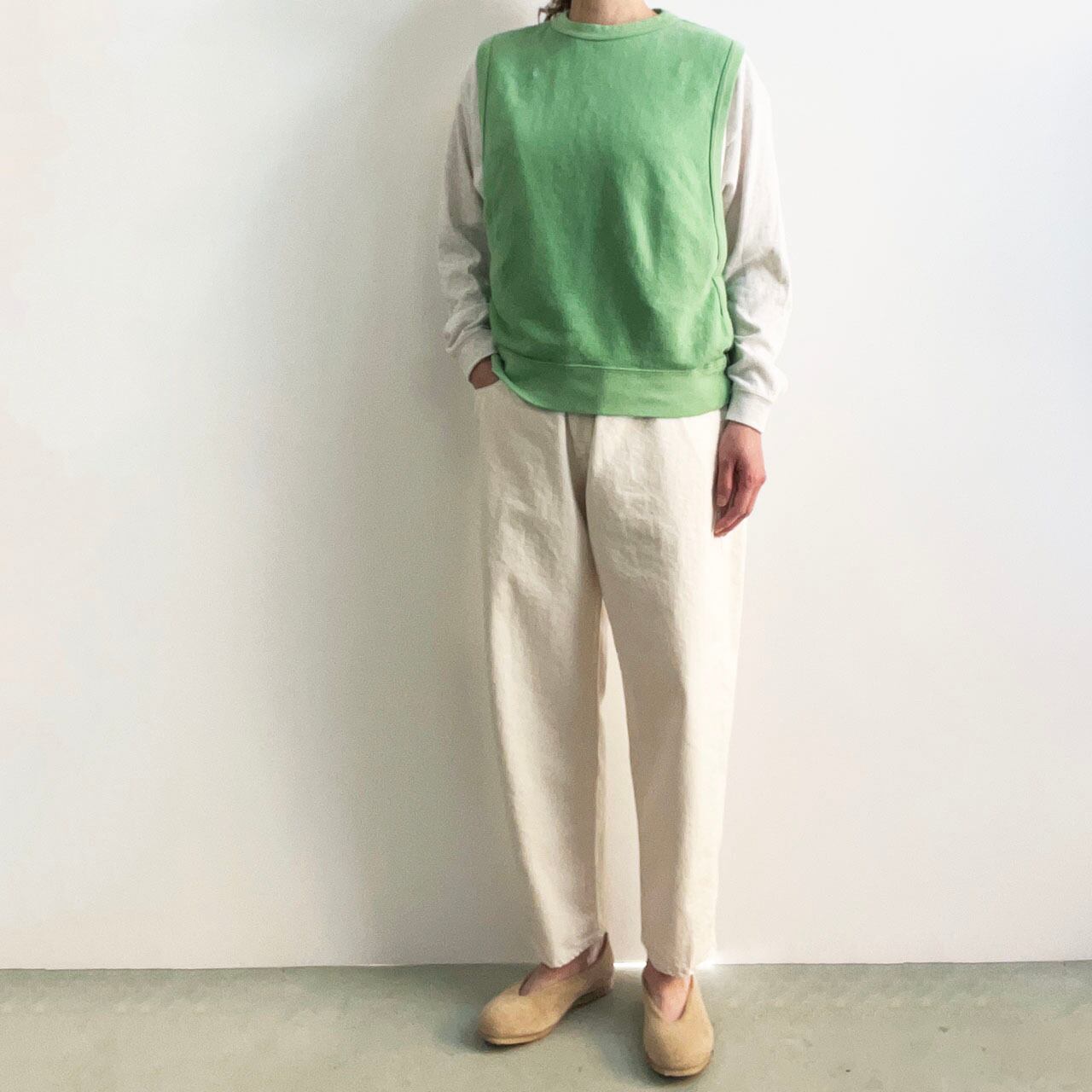 FilMelange (フィルメランジェ) CLARENCE クラレンス エアリネン裏毛 ノースリーブPO