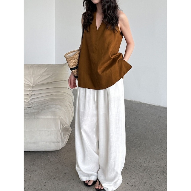 v-neck halter neck shirt 10944