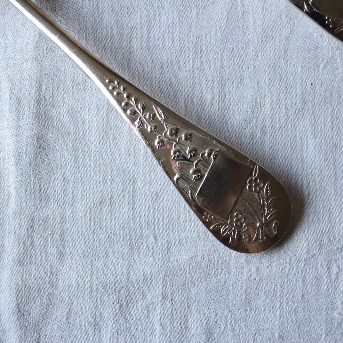 スズラン カトラリー セット フランス アンティーク シルバー スプーン 