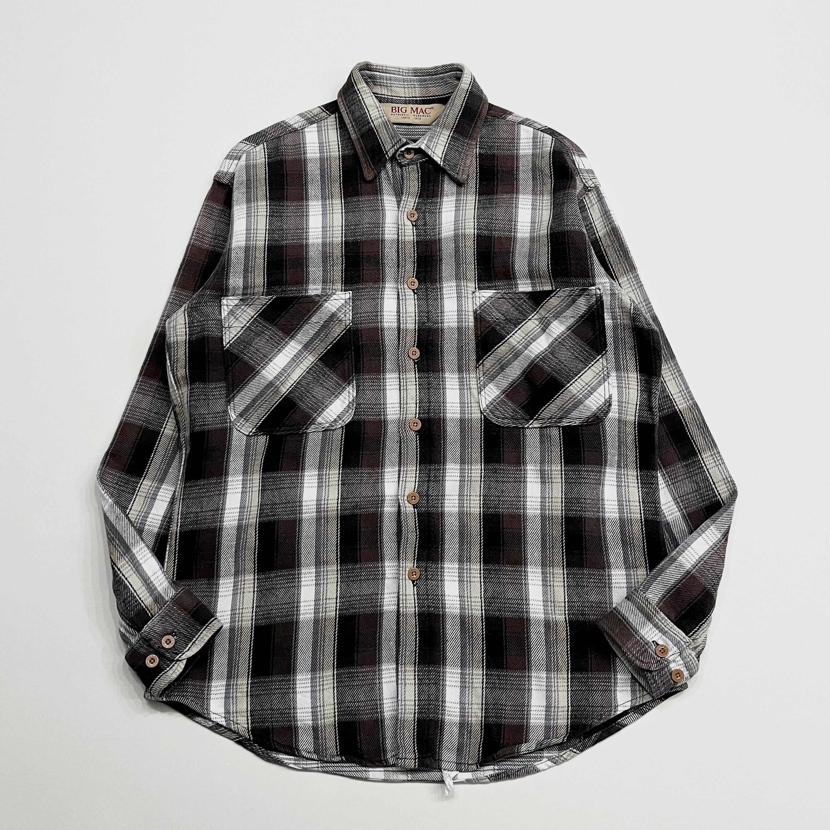 90s BIG MAC heavy flannel shirt | Pay ID