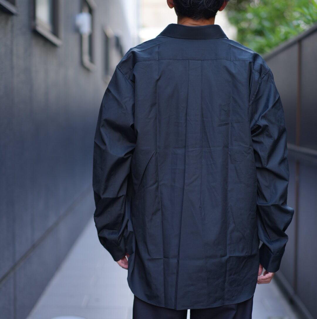 sans limite フラノシャツ 黒 サイズ1 L相当 トップス