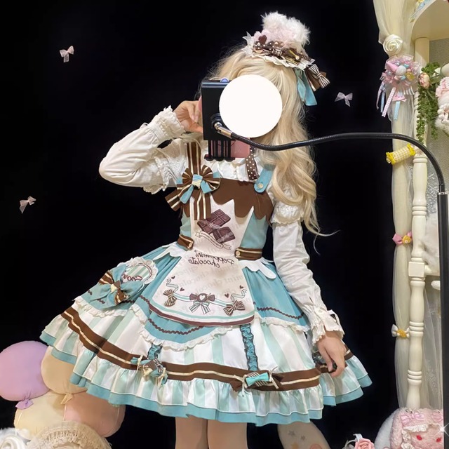 サブカル 服 地雷系 通販 スイートロリータ 甘ロリ ジャンパースカート