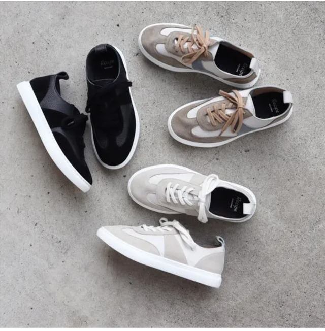 337     スエードコンビスニーカー　