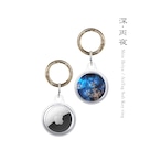 深・丙夜/彩・胡蝶/丙夜Aritistical/祇園・夜/彩・牡丹 - 和風 AirTagカバー&キーリング