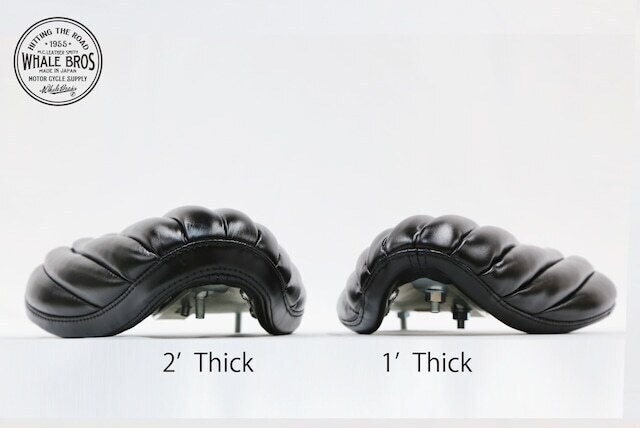 クラックレザー : 60sトラディション ソロシート［縦タック&ロール］(CBW01)