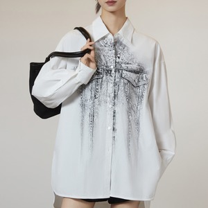 Damaged graffiti shirt S1846