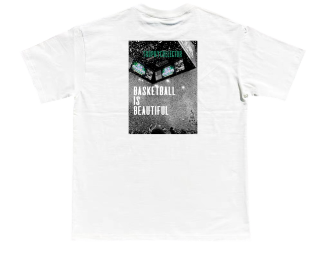 BASKETBALL IS BEAUTIFUL BACK PRINT TEE