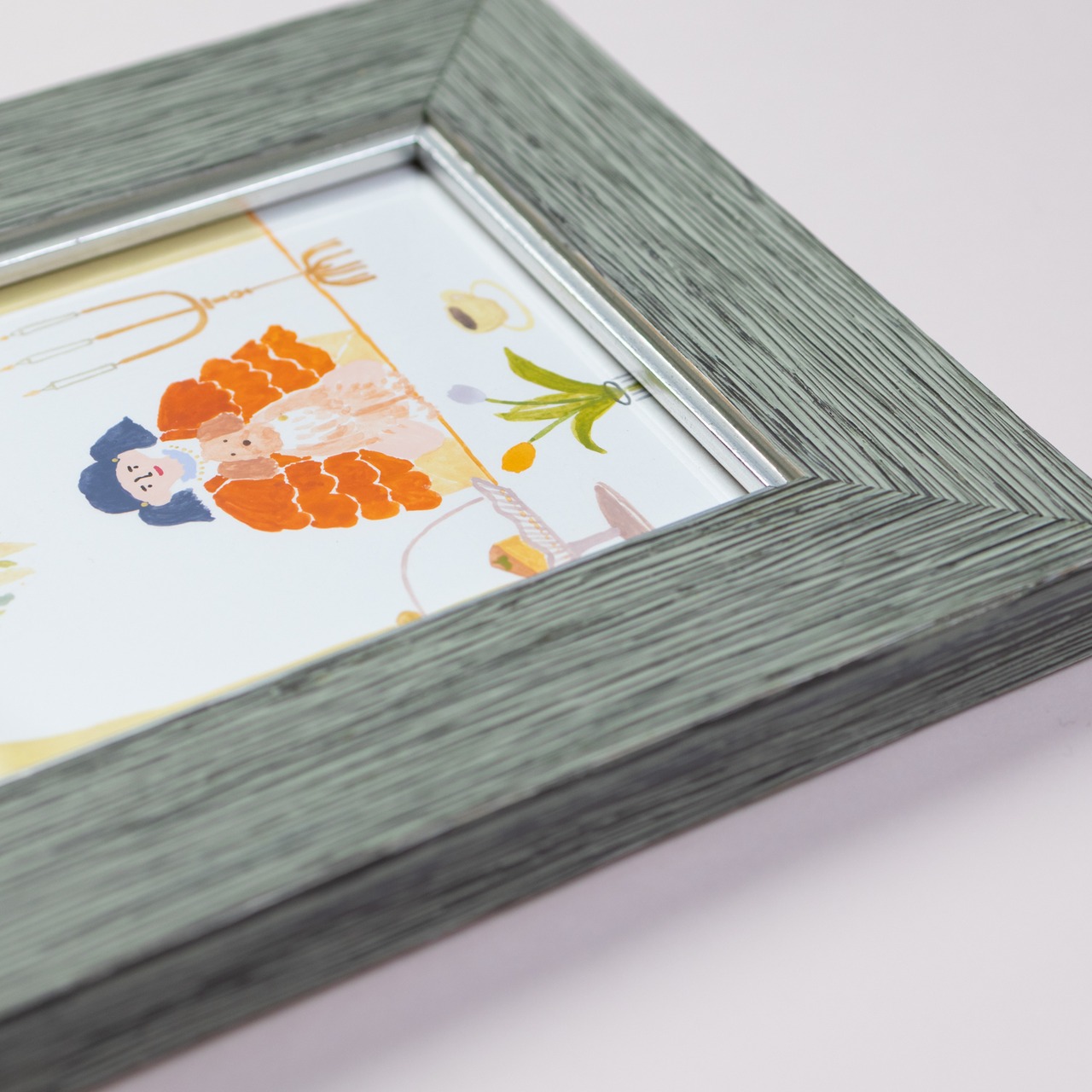 < Riie / ワカイリエ > 原画「お花のシャンデリア」