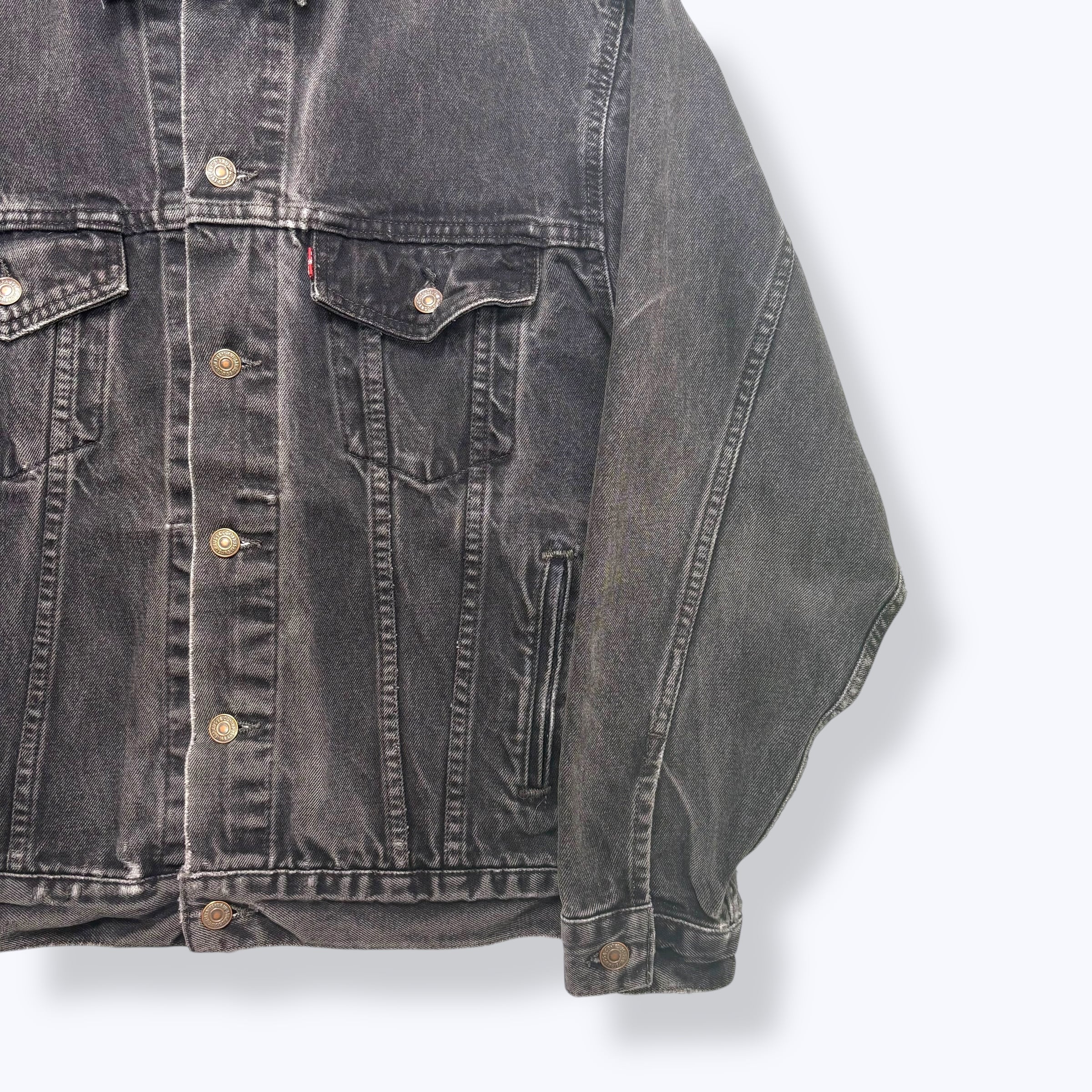 90s Levi's 70507 Black Denim Jacket Made in USA 【M】 90年代