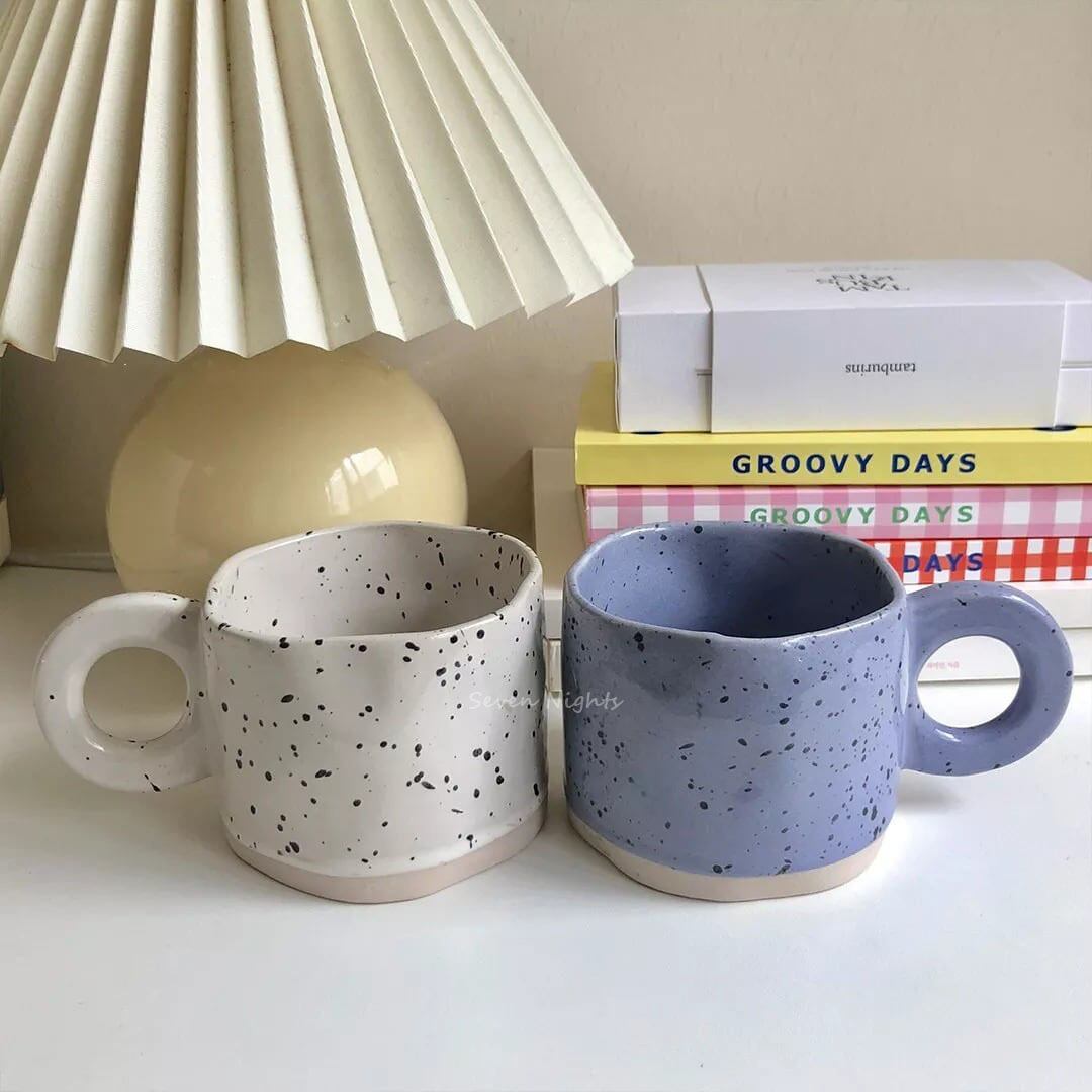 【CUP】ドット柄マークカップ カップルカップ