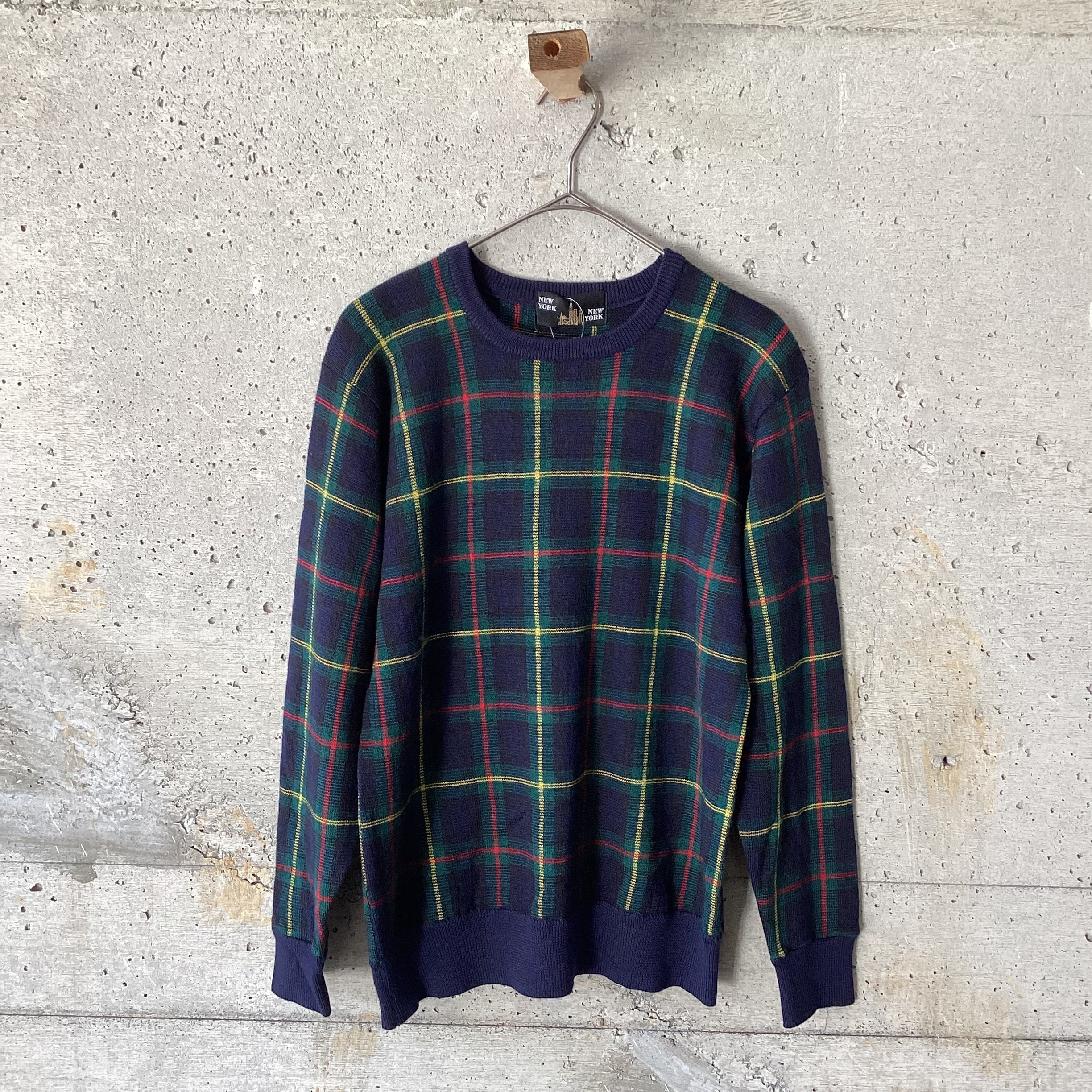 Tartan Check Knit