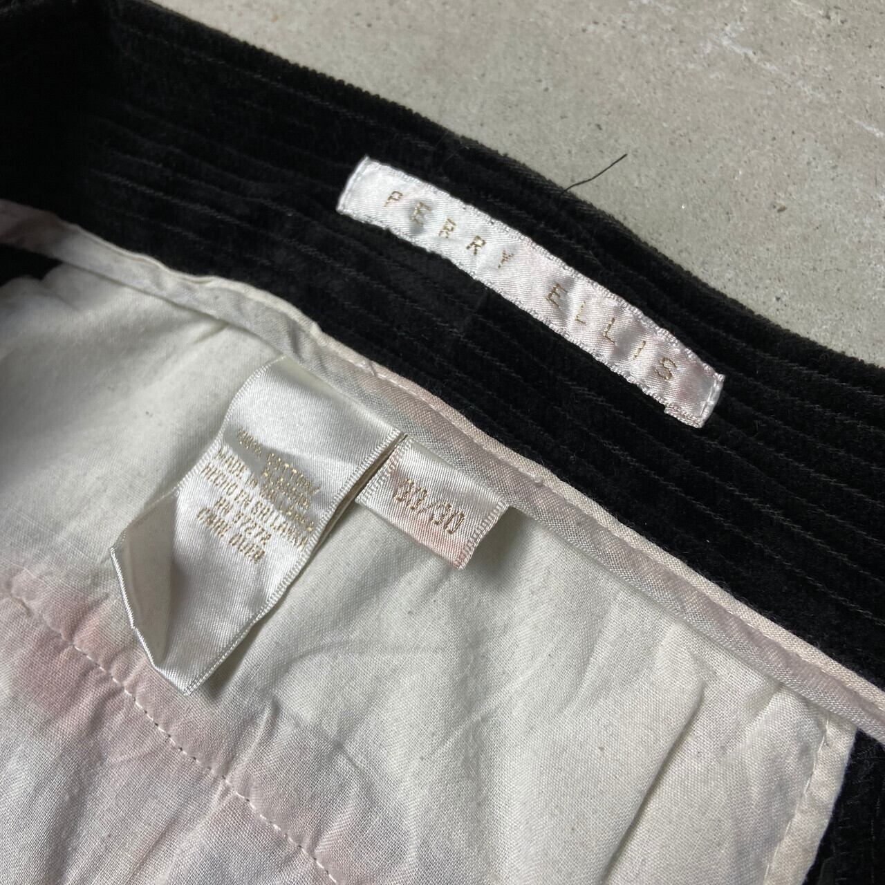 90年代 PERRY ELLIS ペリーエリス コーデュロイパンツ 2タック ワイド