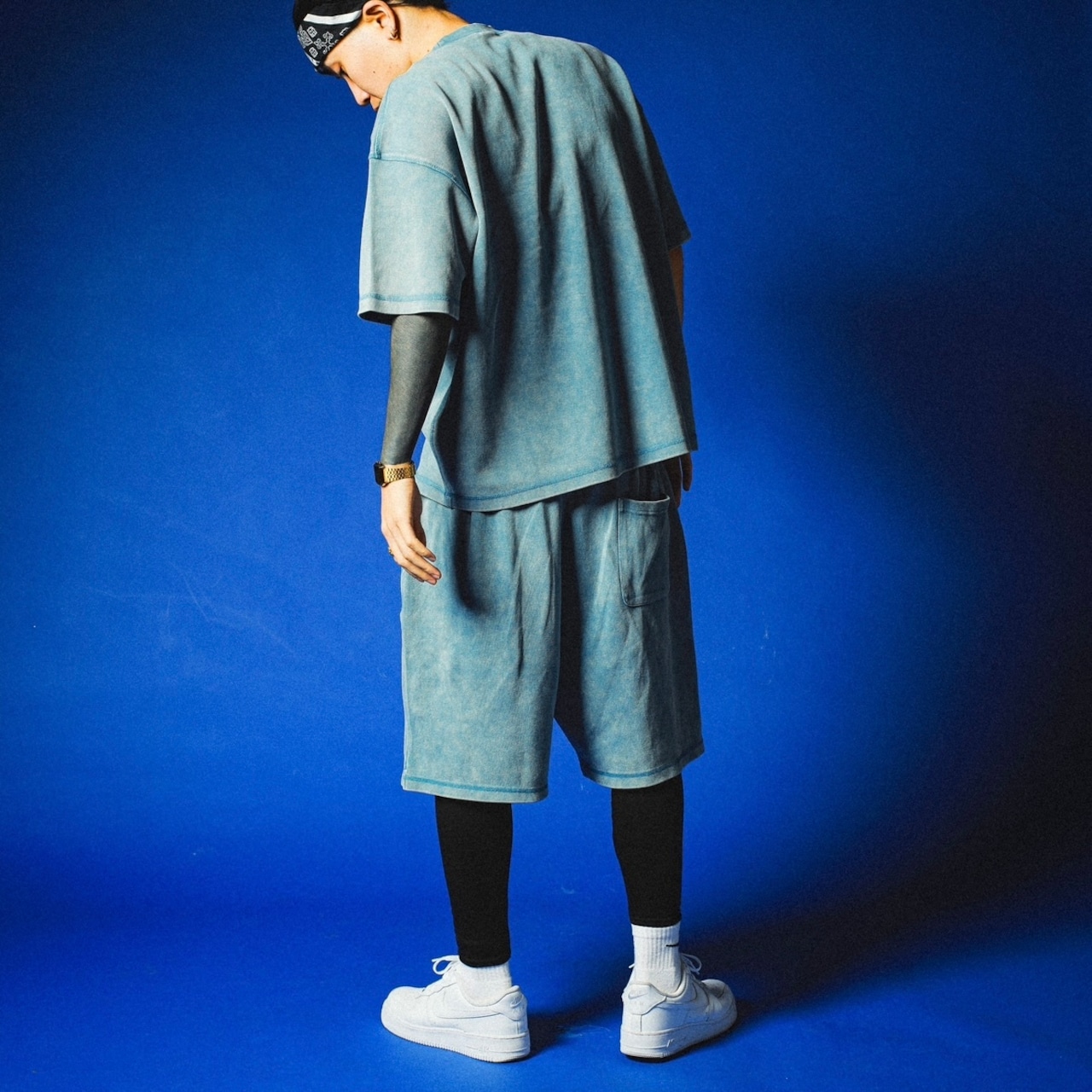 SPARKED LOGO PIGMENT SHORTS