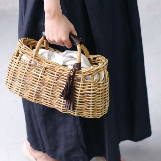 【雑貨】アラログ カゴバッグA