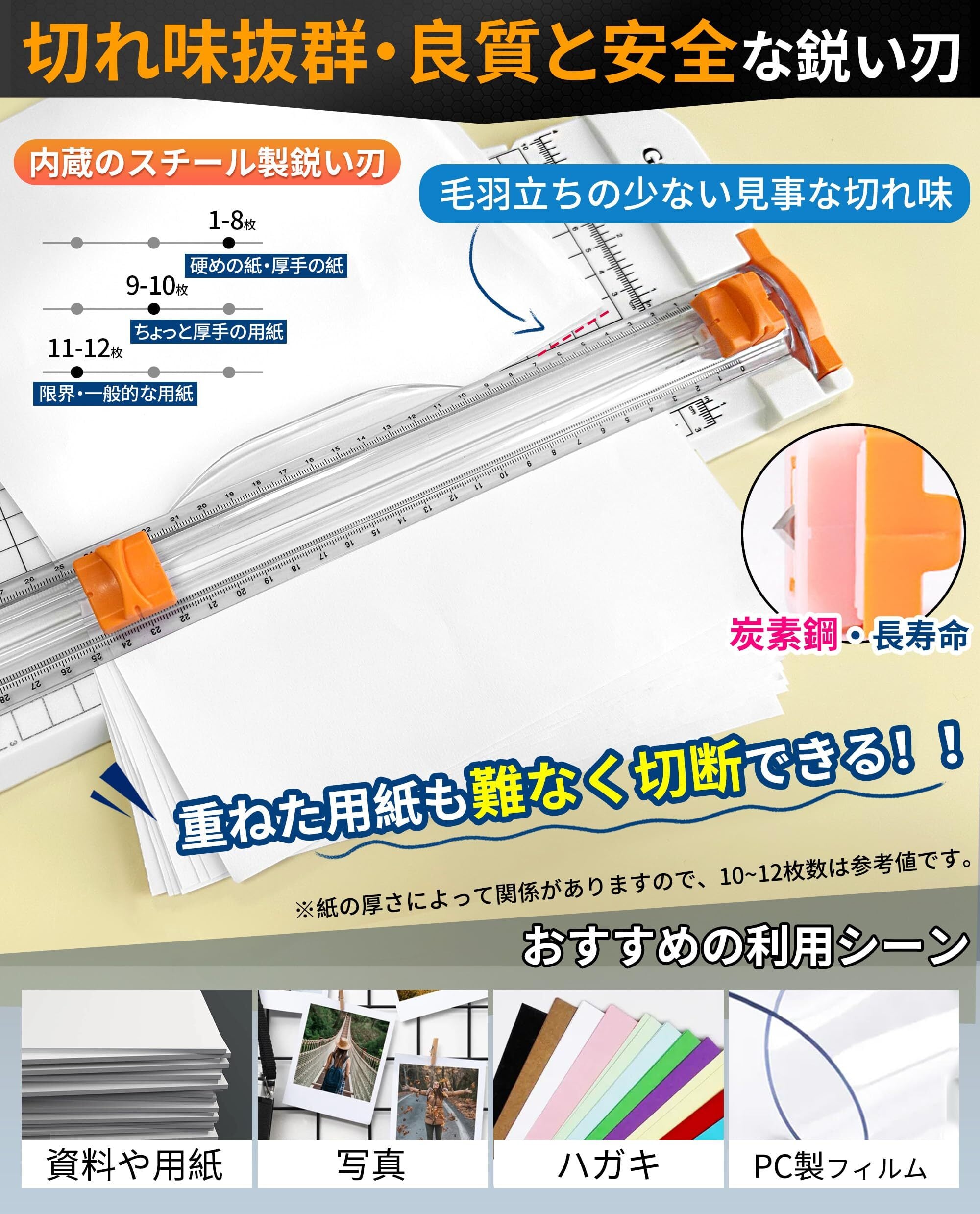 ペーパーカッター 楽天市場】GOKEI ペーパーカッター ミニ裁断機 ペーパートリマー A4 A5