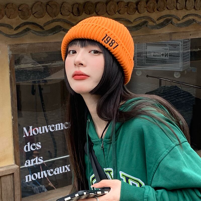 オータムウィンターニットスタンダード レトロ 帽子 秋物 冬物 ブラック・アイド・ピーズ64159797608