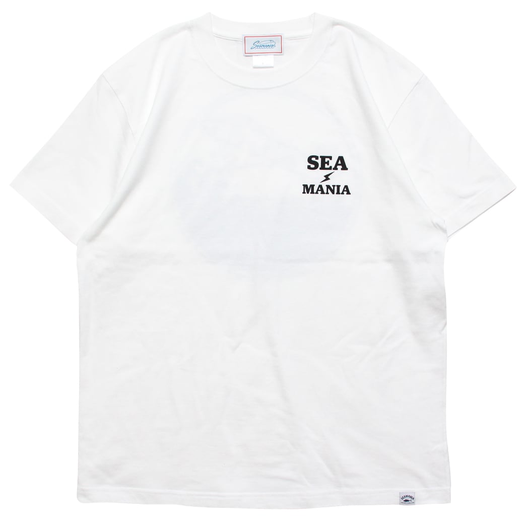 【Seamania】バックプリントIKA Tシャツ [WHT]
