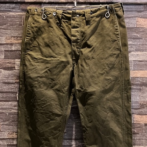 RRL DUCK WORK PANT OLIVE