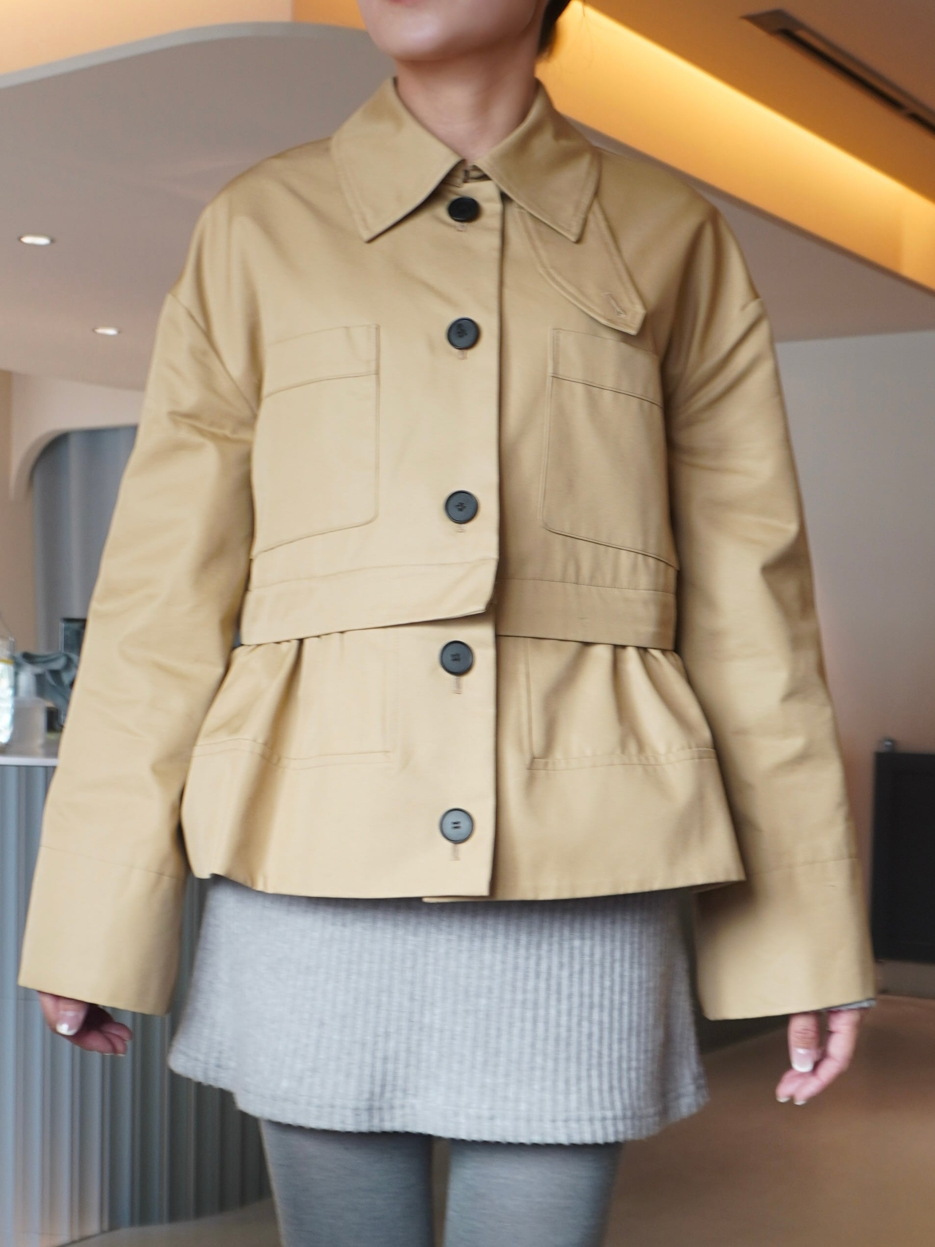 福岡県 I様専用【予約】2way trench coat / beige 2/12 21:00 ~ 再販 (4月上旬発送予定)