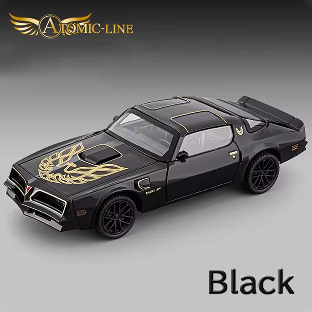 Pontiac ファイヤーバード トランザム 1/32 ミニカー 全3色 ライト点灯 エンジンサウンド 合金モデル 模型 ジオラマ