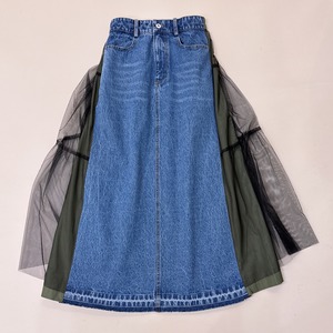 Denim&チュールスカート　16000➕tax