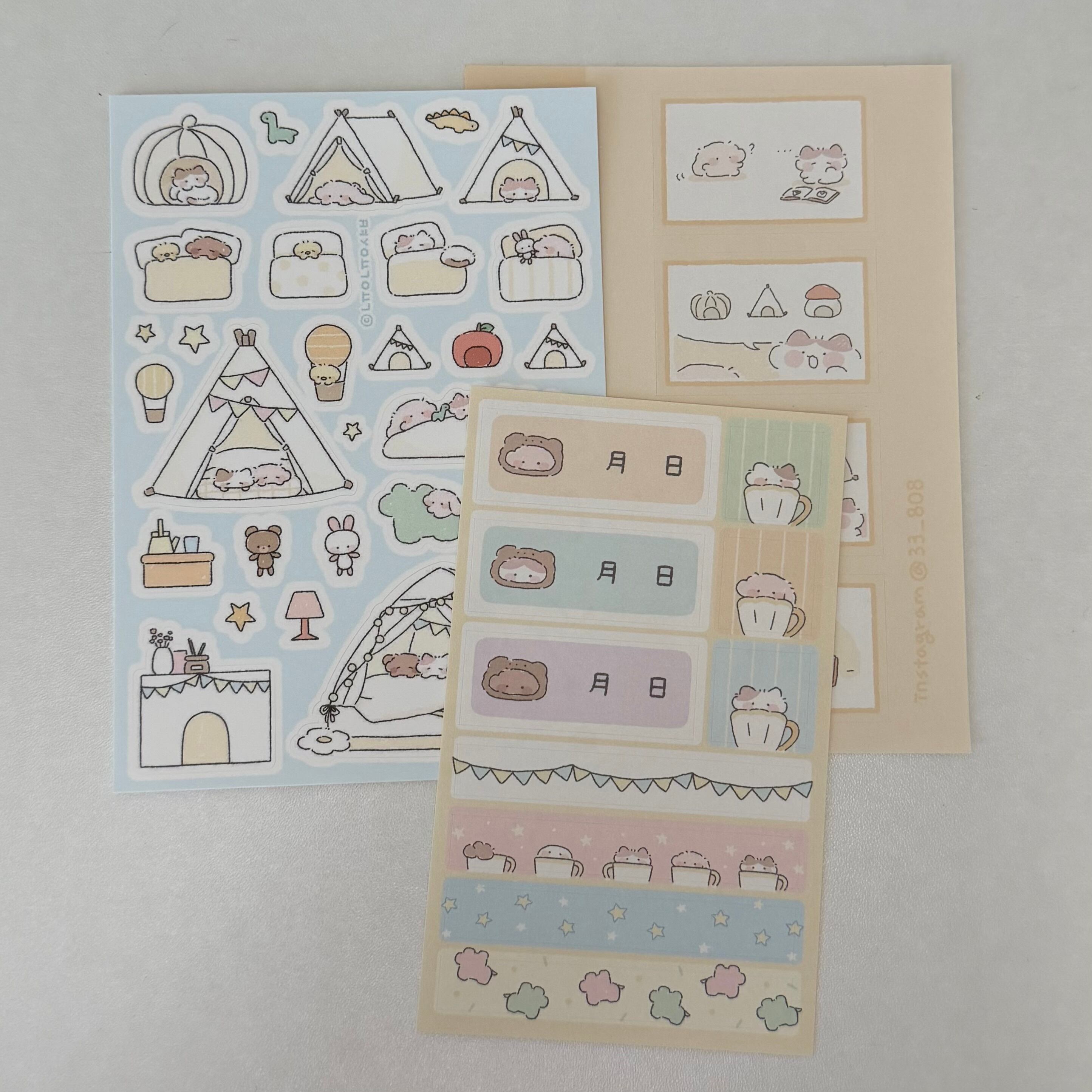 nyung nyung shop 〔sticker-テント- 〕