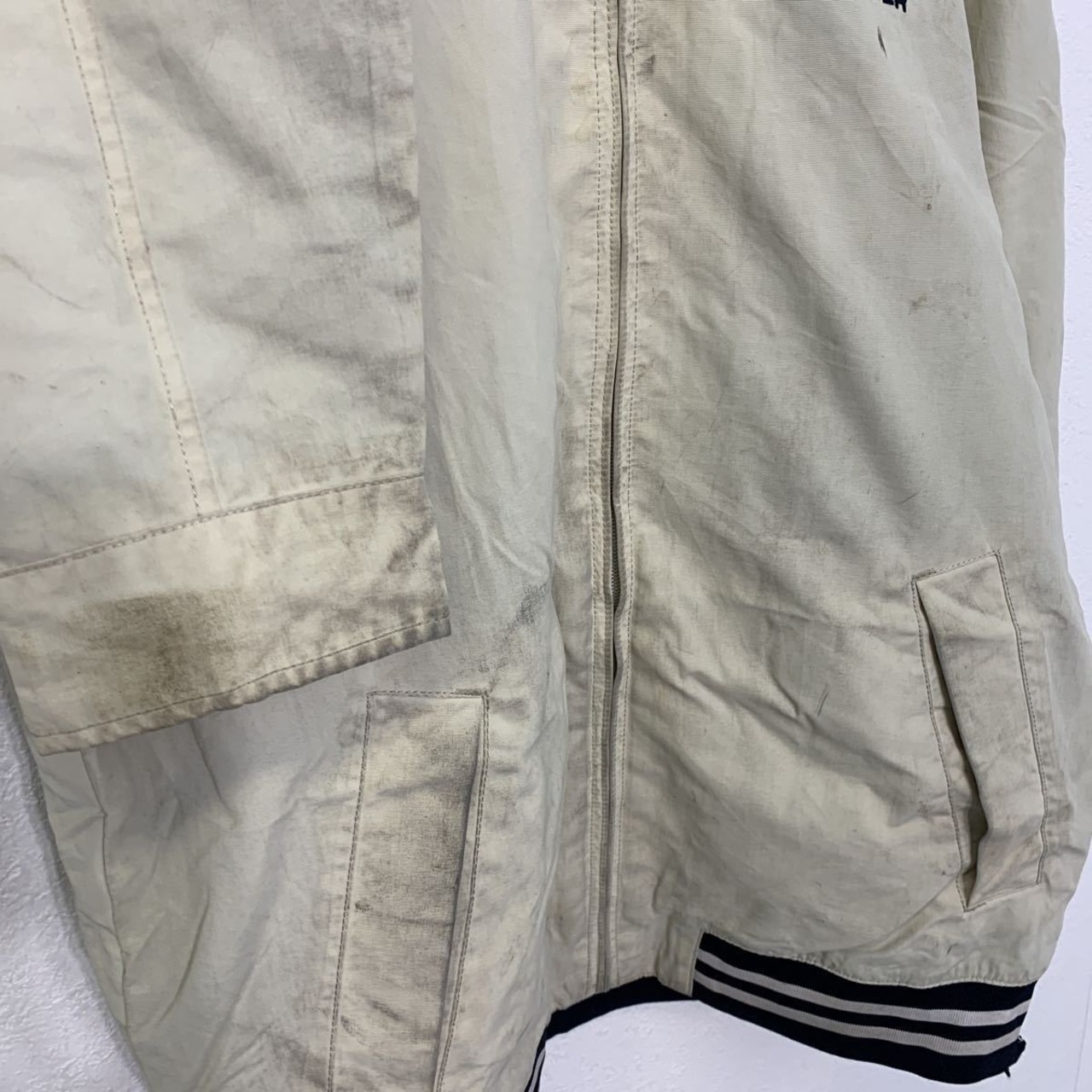 TOMMY HILFIGER ナイロンジャケット S ベージュ トミーヒルフィガー 