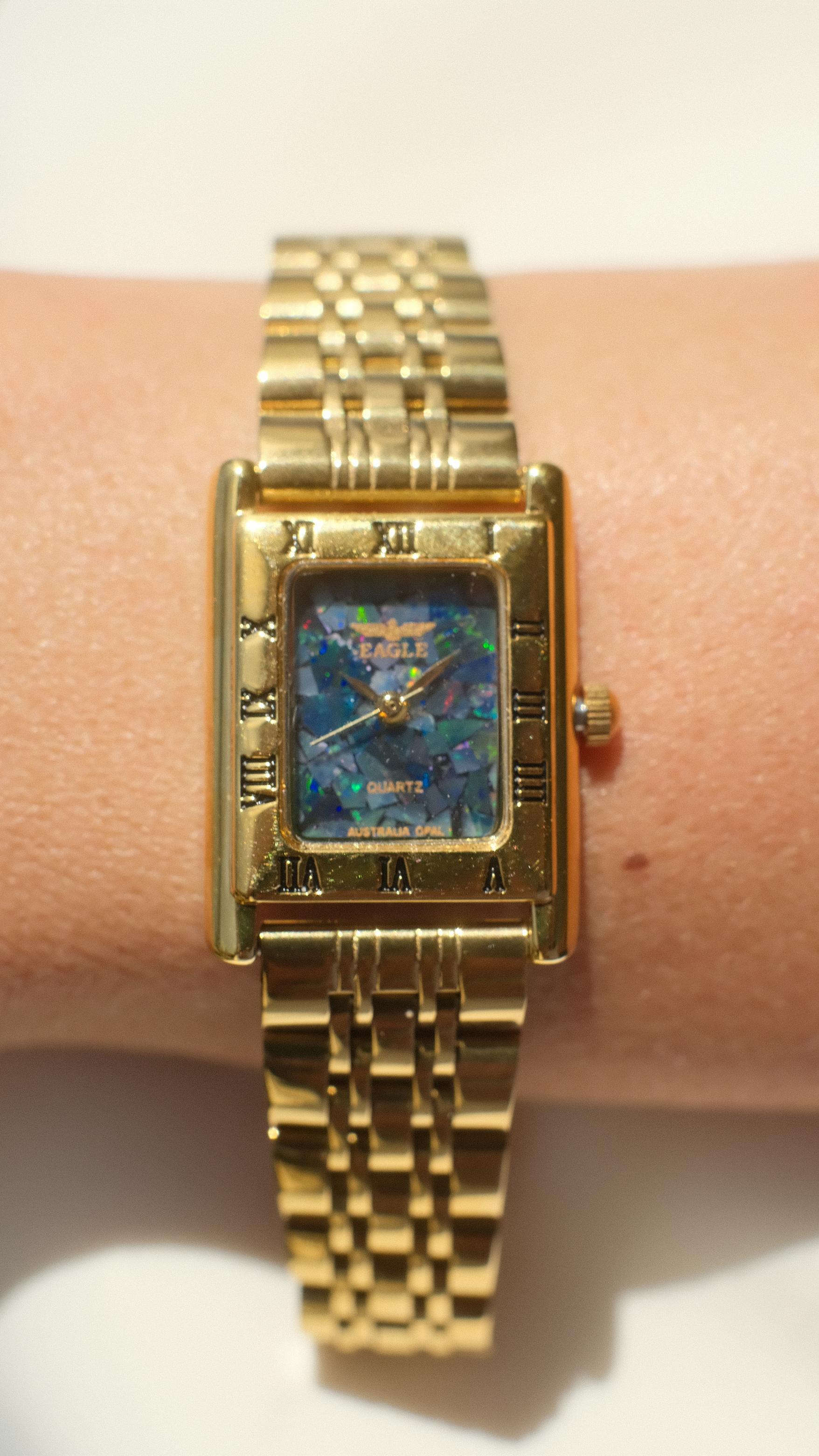 Australian opal モザイクフェイス ウォッチ3 | flemington