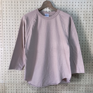 WALLA WALLA SPORT　3/4 BASEBALL TEE SOLID　ワラワラスポーツ ベースボールTEE