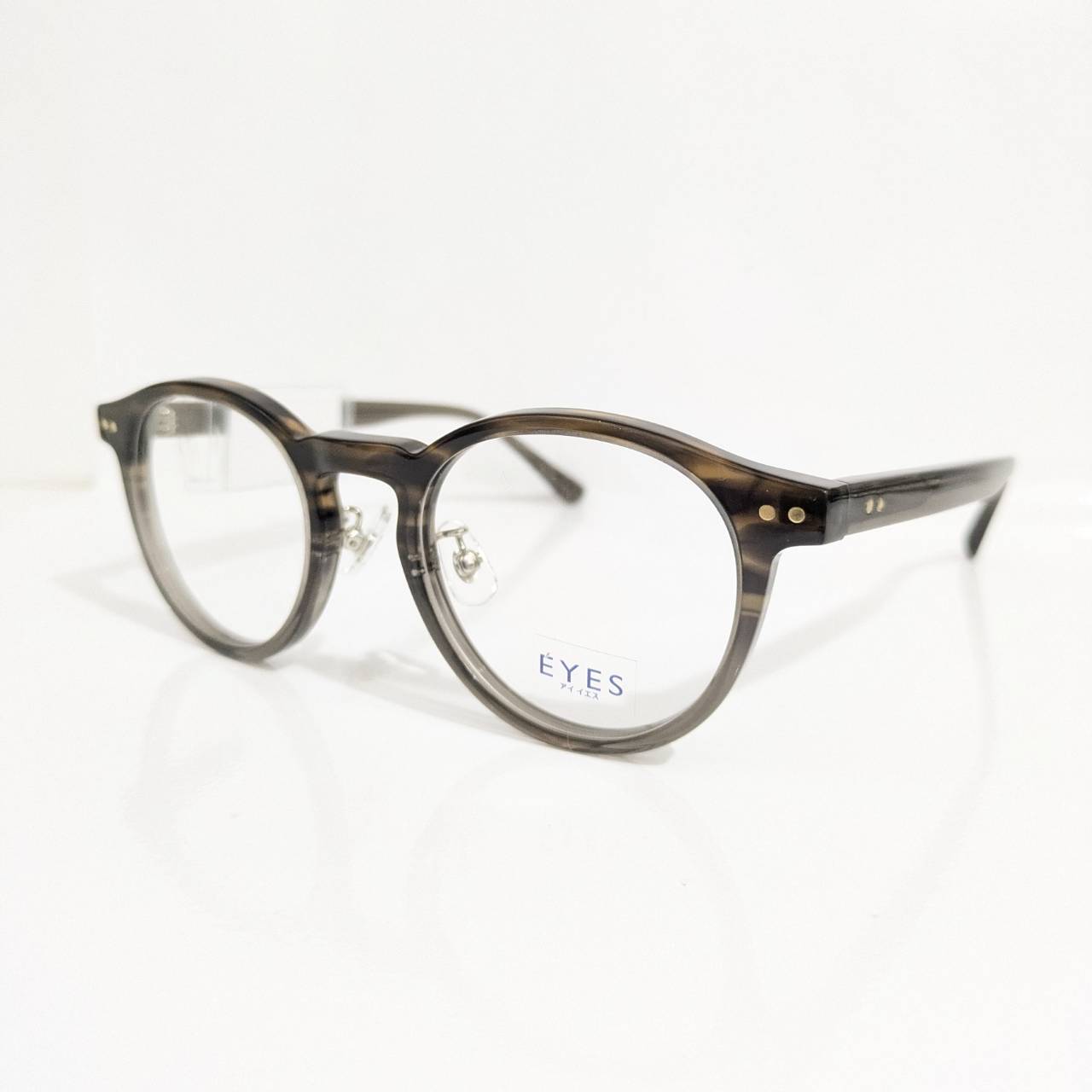 【EYES】ボストンセルフレーム デミブラウン