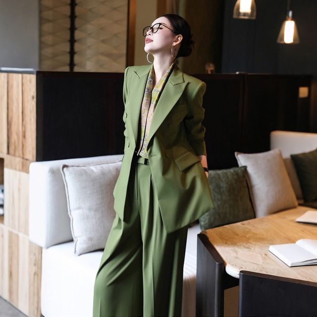 【スーツ】スーツ レディース おしゃれ セットアップ パンツ かっこいい きれいめ ママ 母 服装 20代 30代 40代 50代 スーツ 体型カバー レディース パンツドレス メンズライク 入学式 卒業式 成人式 セットアップ レディース 卒園式 入園式 結婚式 成人式 同窓会 七五三 お宮参り 母 2点セット ママスーツ ママジャケット ママパンツスーツ パンツドレスセレモニースーツ スーツ フォーマル グリーン 緑 ピンク S M L XL