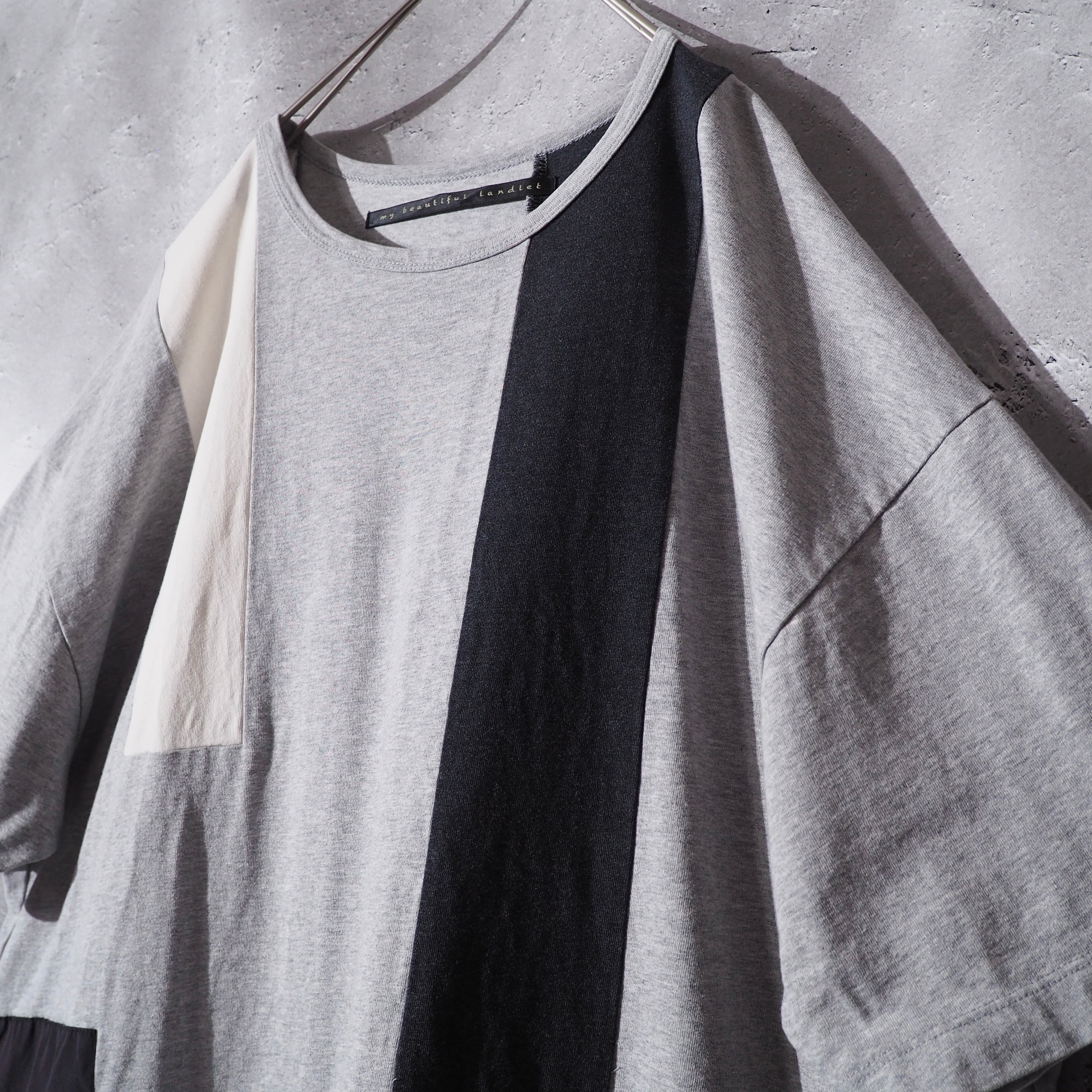 ” my beautiful landlet ” switching panel design loose silhouette Tee