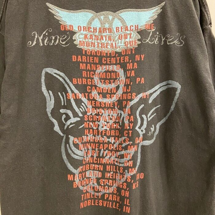 新入荷SALE対象外】00年代 エアロスミス Nine Lives バンドTシャツ 