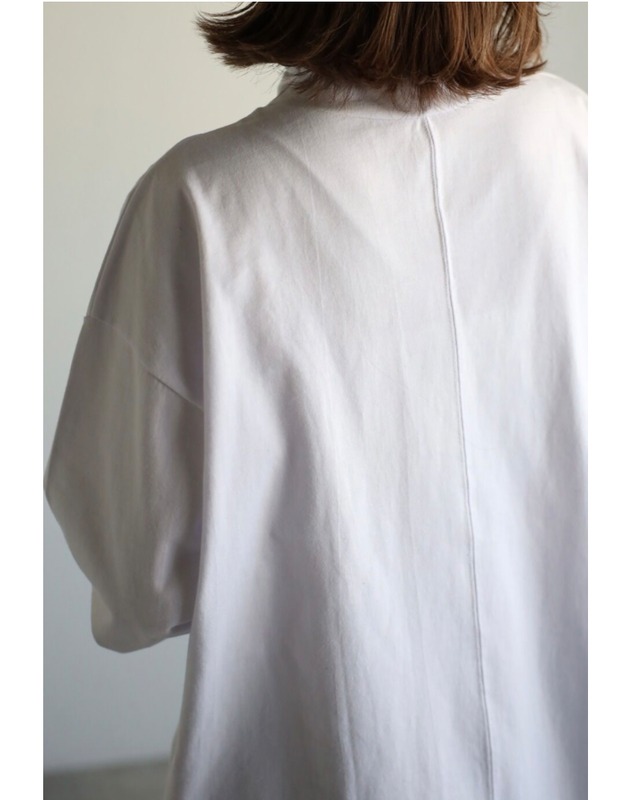 タートル袖ギャザーカットソー