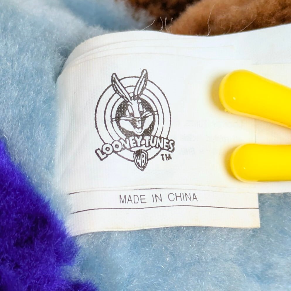 ☆VINTAGE 1997☆【 Looney Tunes ( ルーニーテューンズ )】ロードランナー / BIGベンダブルぬいぐるみ / プラッシュ 〚アメリカン雑貨 アメトイ〛