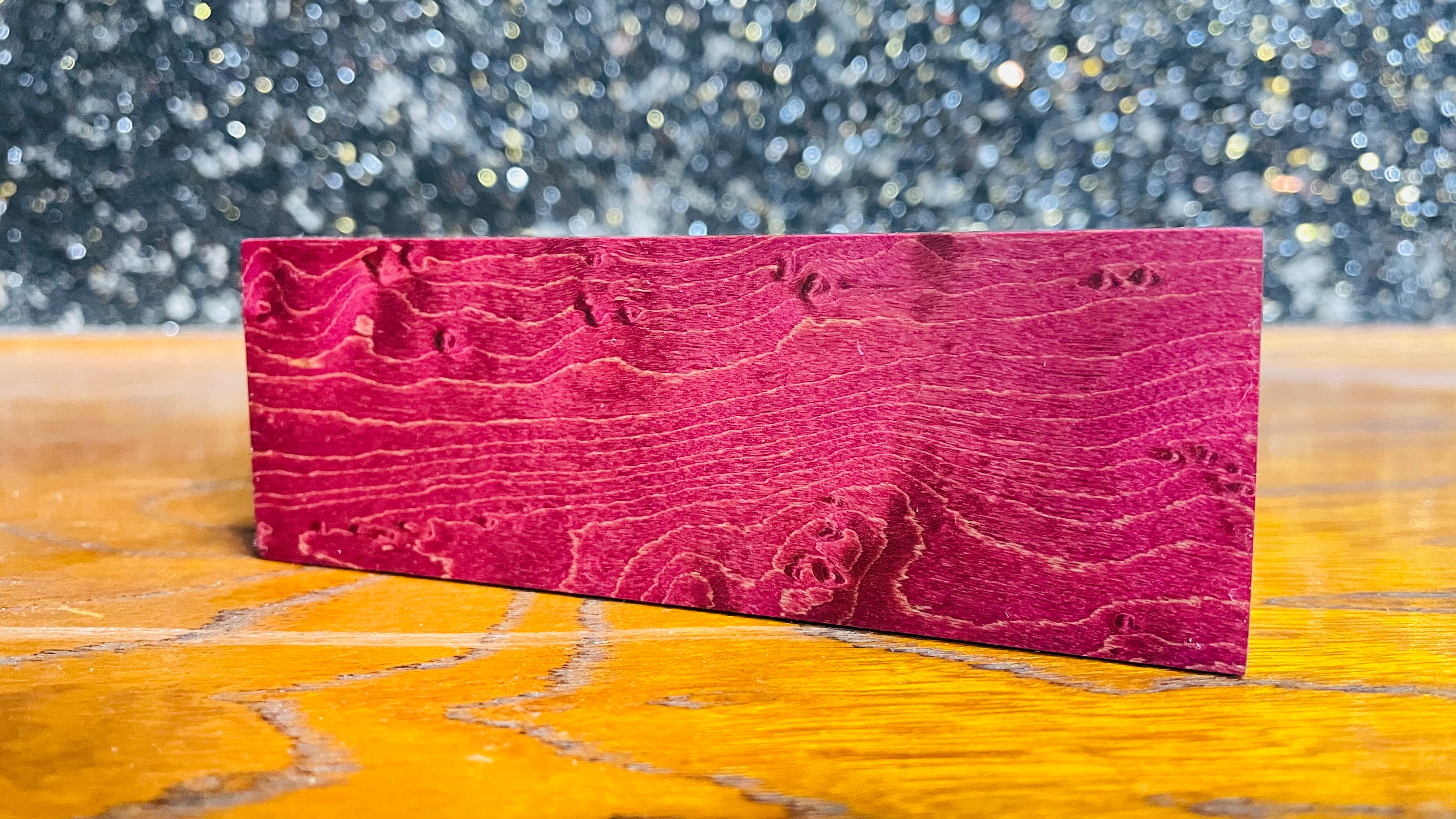 スタビライズドウッド 赤紫 | Product of HARU