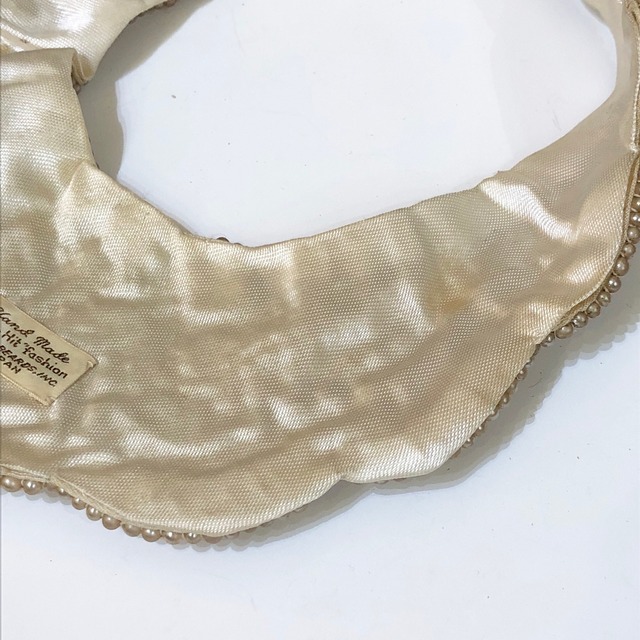Vintage 50's scarap pearl collar