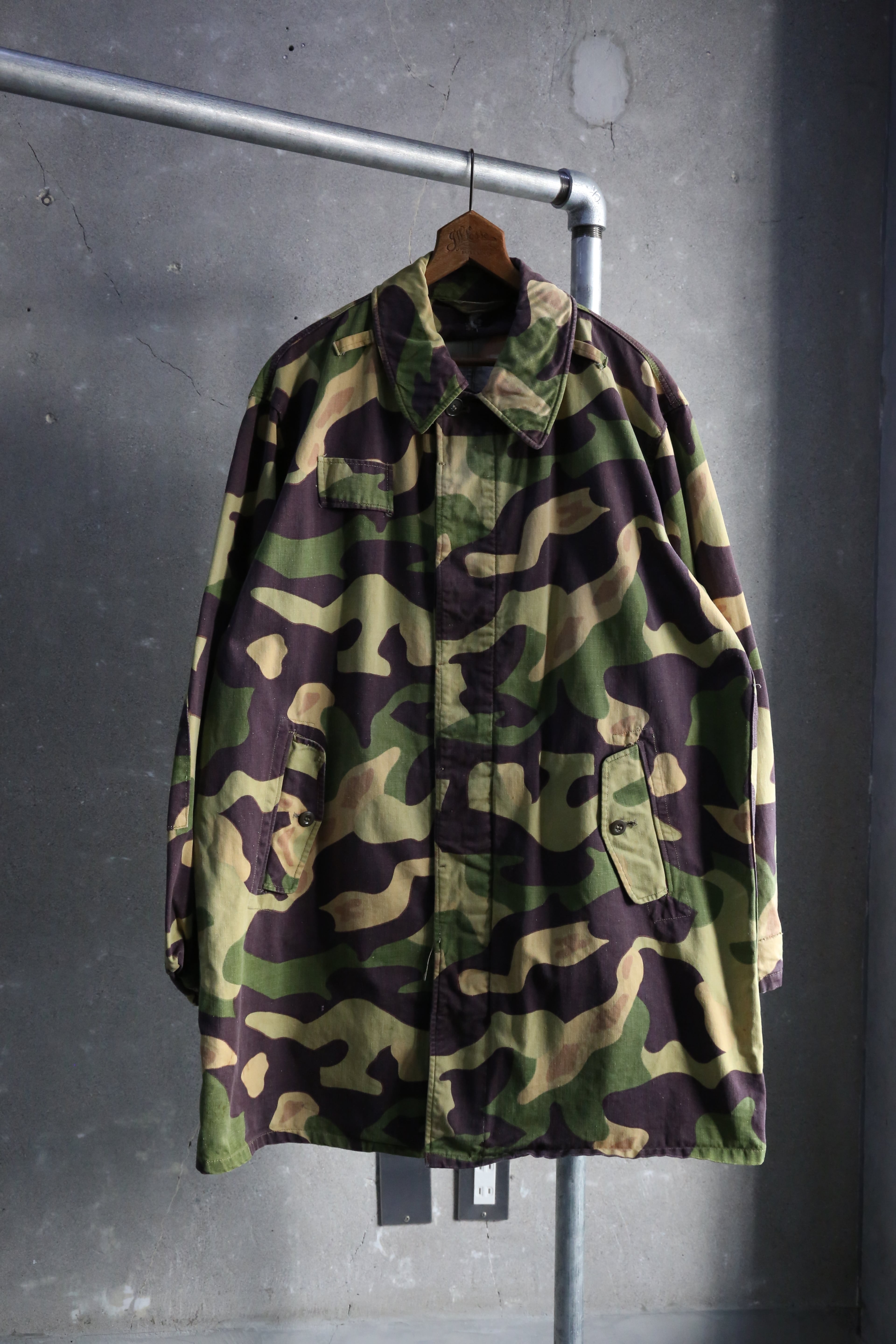 60s Salamander Camo Coat | the Holic vintage clothing