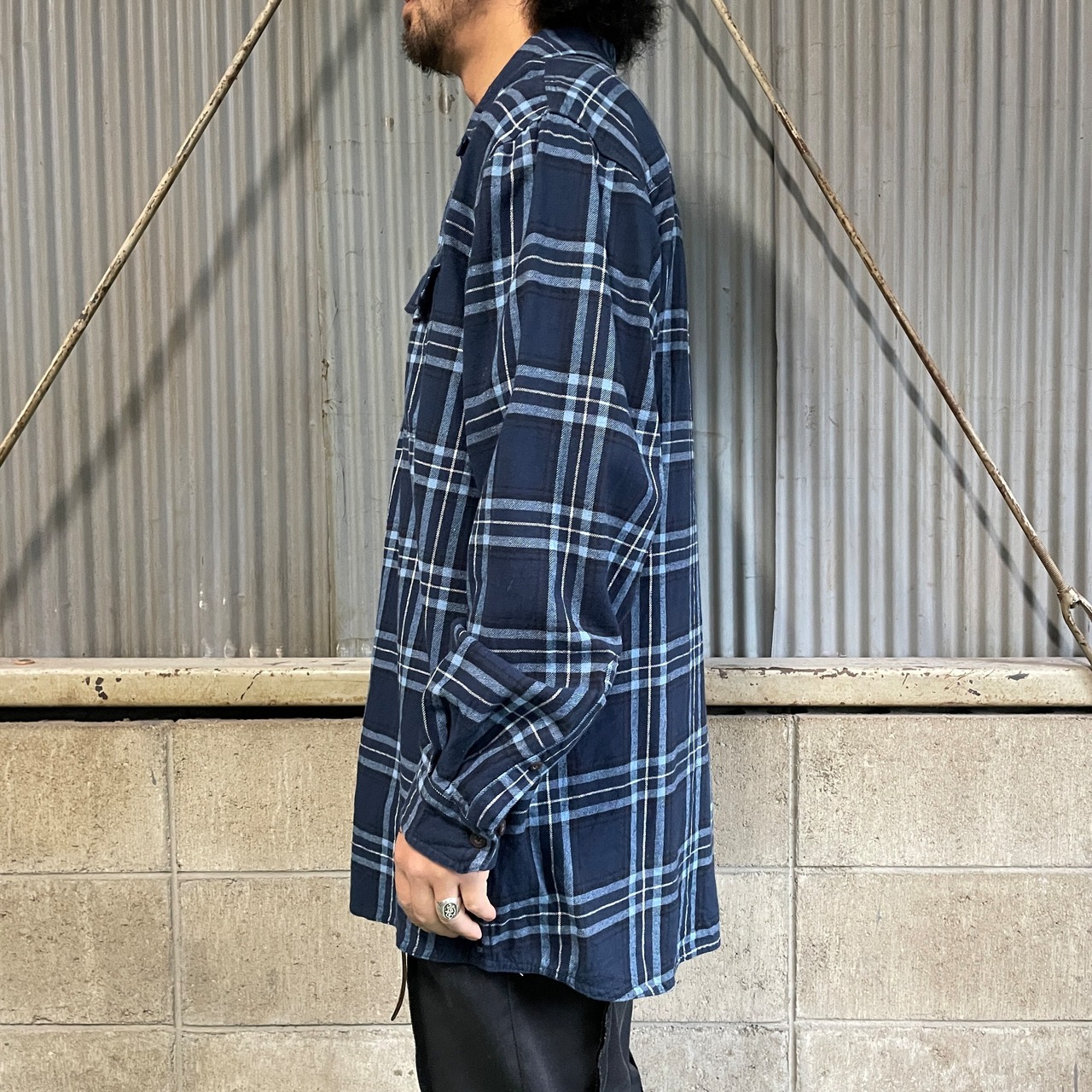 RED HEAD レッドヘッド チェック柄 フランネルシャツ 長袖シャツ 