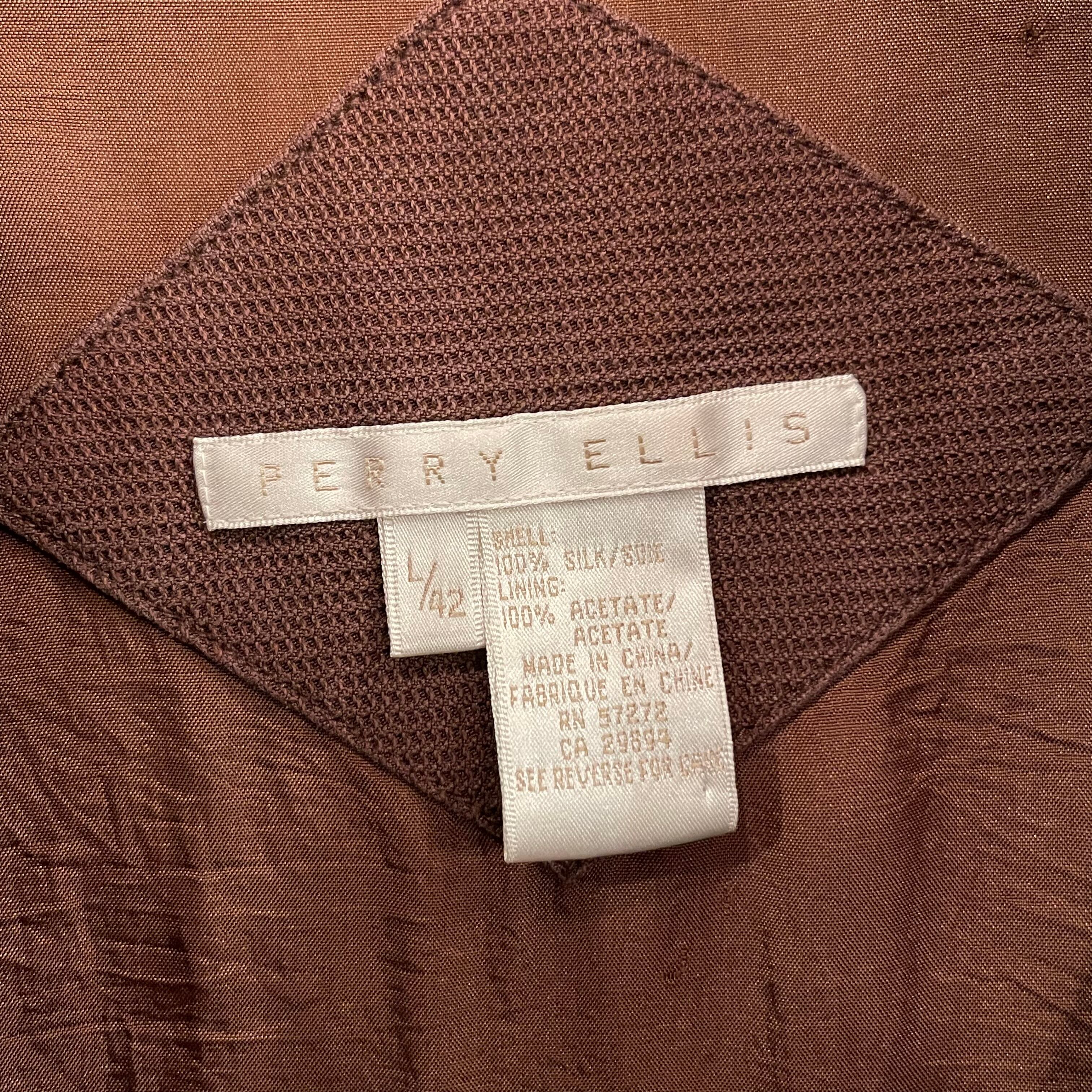 PERRY ELLIS Silk Blouson | VOSTOK