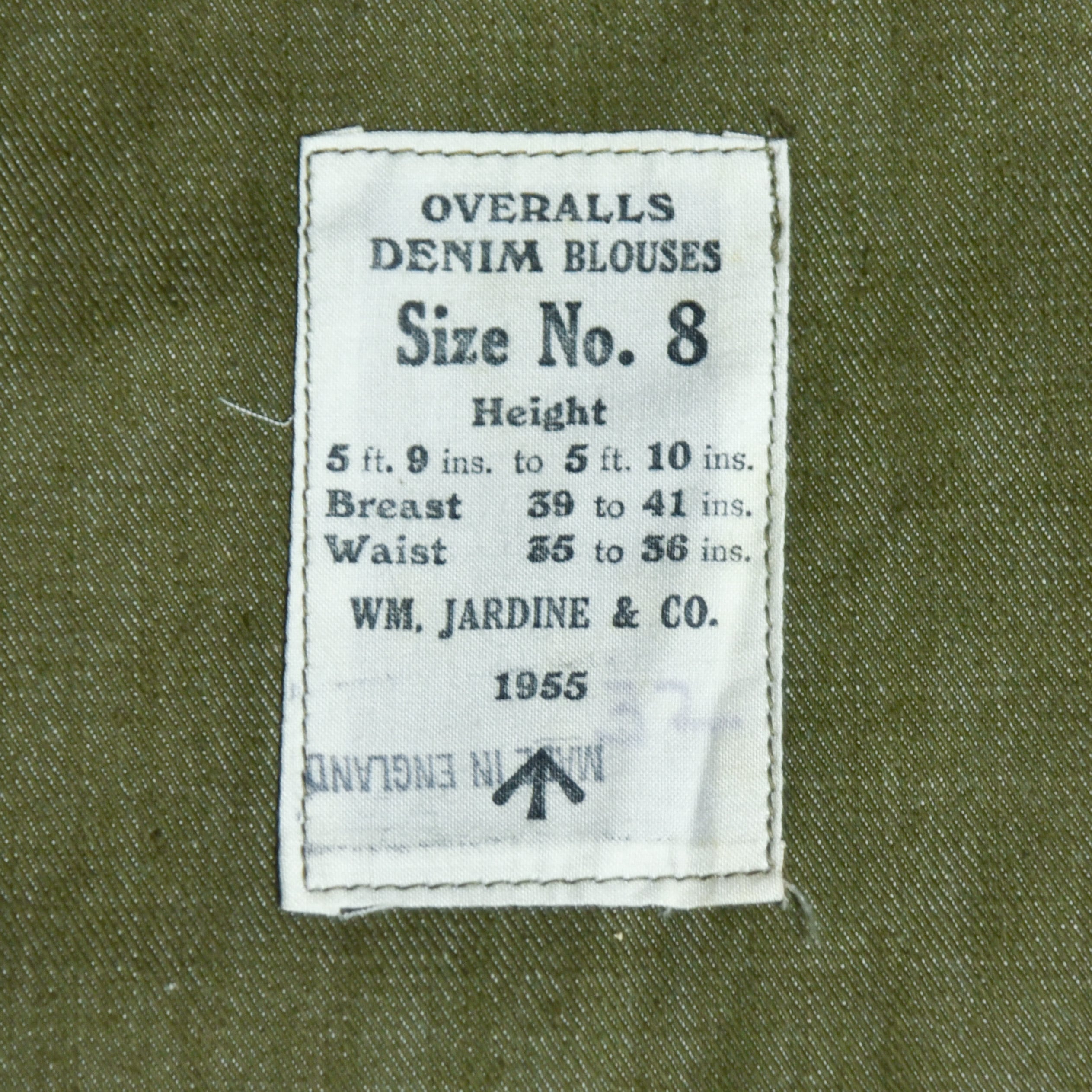 DEAD STOCK】50s British Army Green Denim Battle Dress Jacket ...